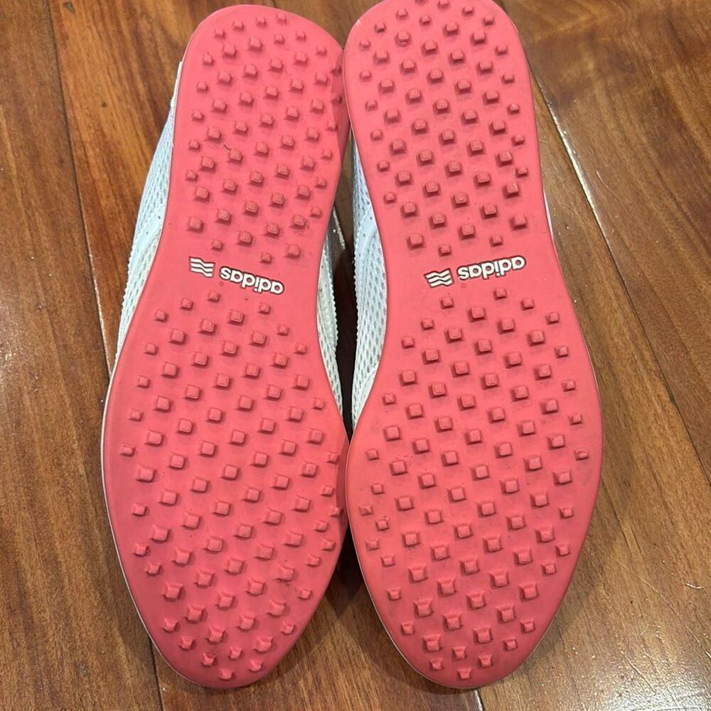Adidas Women’s Golf Shoes White Pink Spikeless Golf Sneakers Size 8.5 - Picture 14 of 14